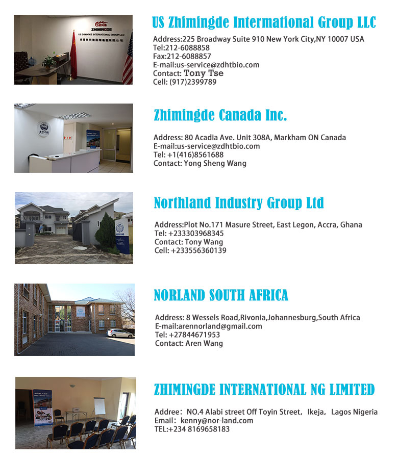 Norland Corporate Offices - Nigeria - South Africa - Ghana - uganda - Zambia - China 1
